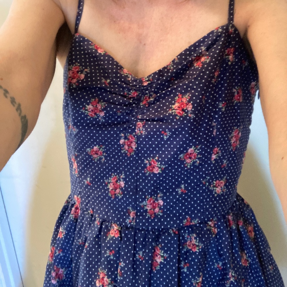 Fun Floral Mini Sundress - Picture 4 of 6